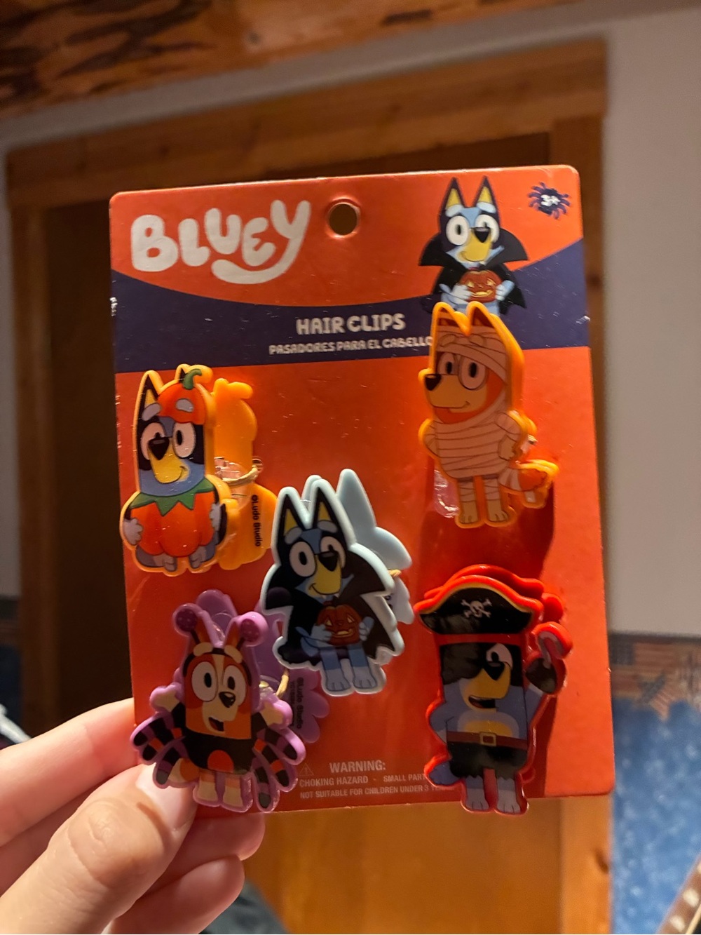 NWT Bluey Halloween Hair Clips Collection